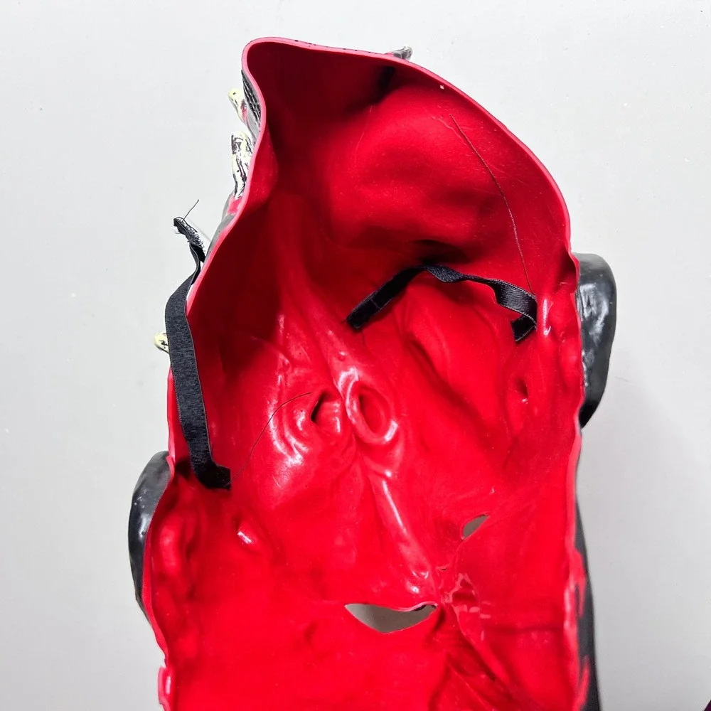 Star Wars Darth Maul‎ Mask Rubies Costume Co 2011 Red Black Vinyl Halloween